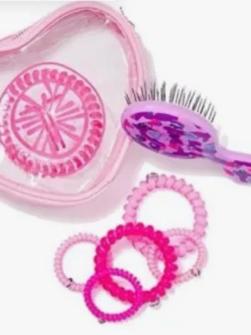 Lilly Pulitzer TELETIES hair ties heart set - new in packaging